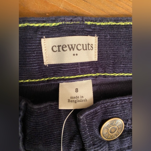 NEW J. Crew Crewcuts Boy Navy Blue Corduroy Pant, 8 - Picture 5 of 7